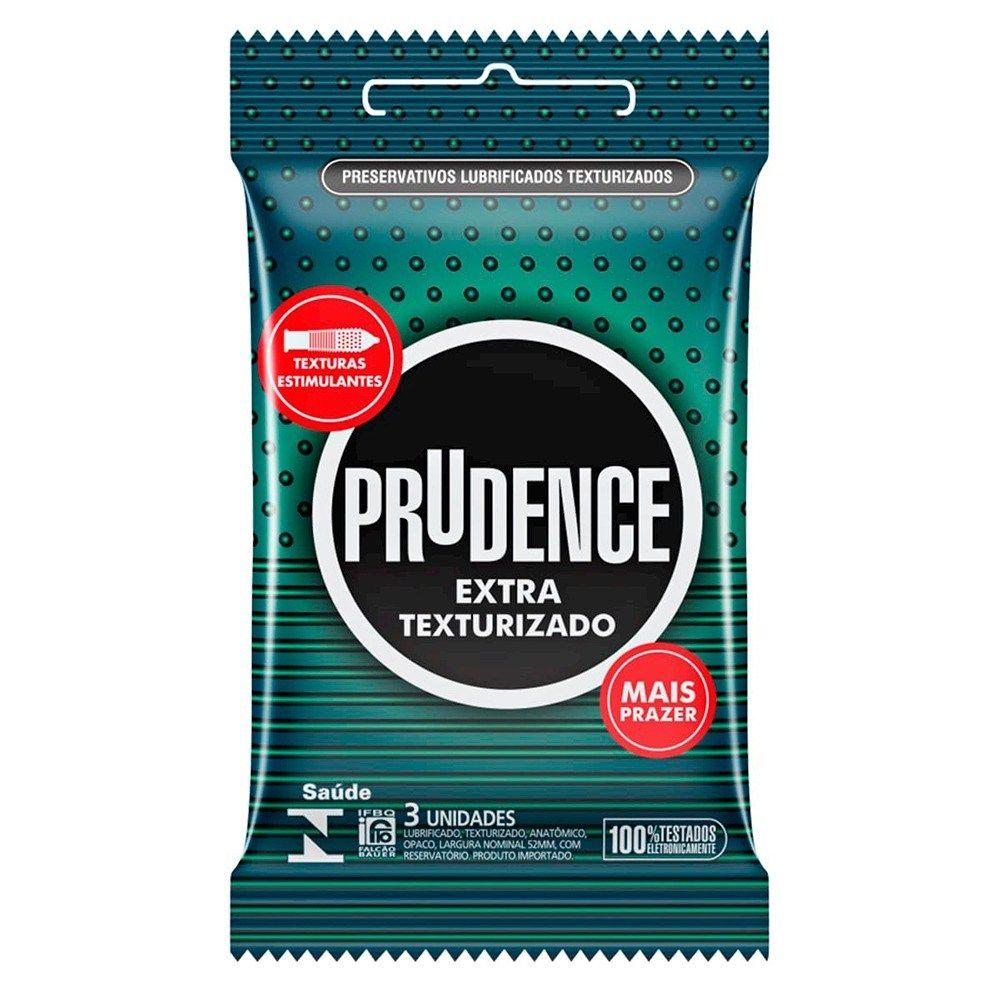Preservativo Extra Texturizado Prudence 3 Unidades