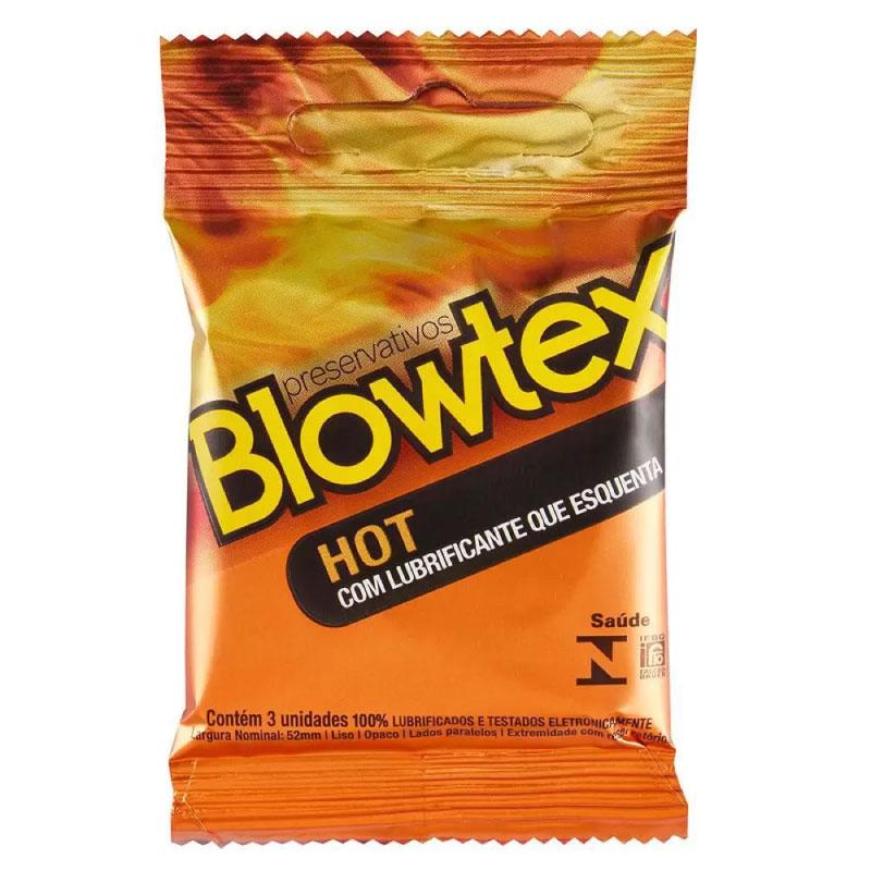 Preservativo Blowtex Hot com 3 Unidades