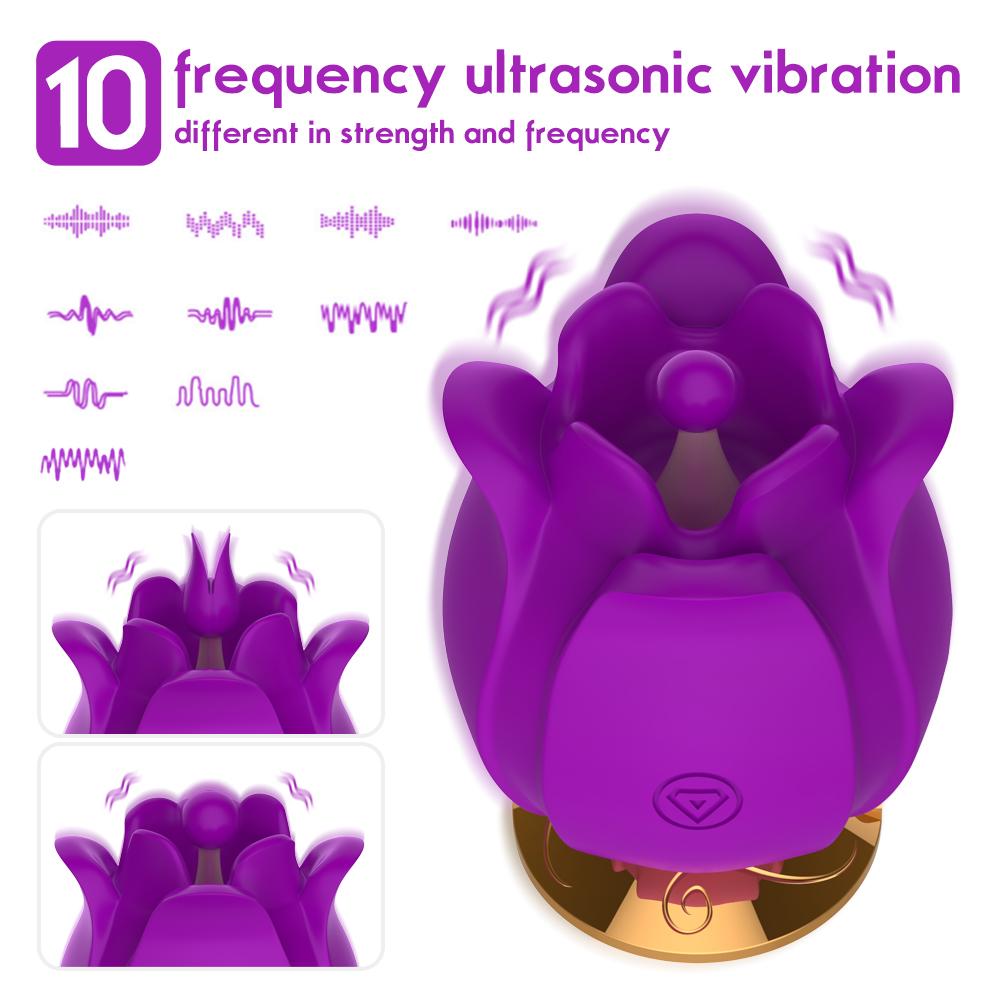 Estimulador de clitóris com 10 modos de vibração 